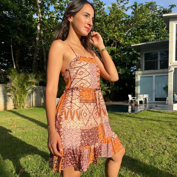 Patchwork Mini Dress - Picture 1 of 3